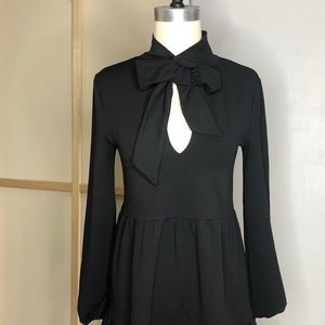 Bow Tie Tiered Dress